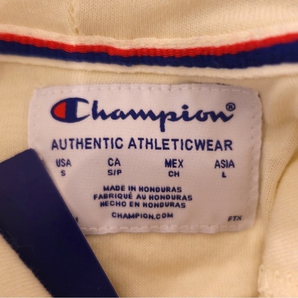 NWT Women Champion High-neck Hoodie Cream Color - Picture 7 of 7